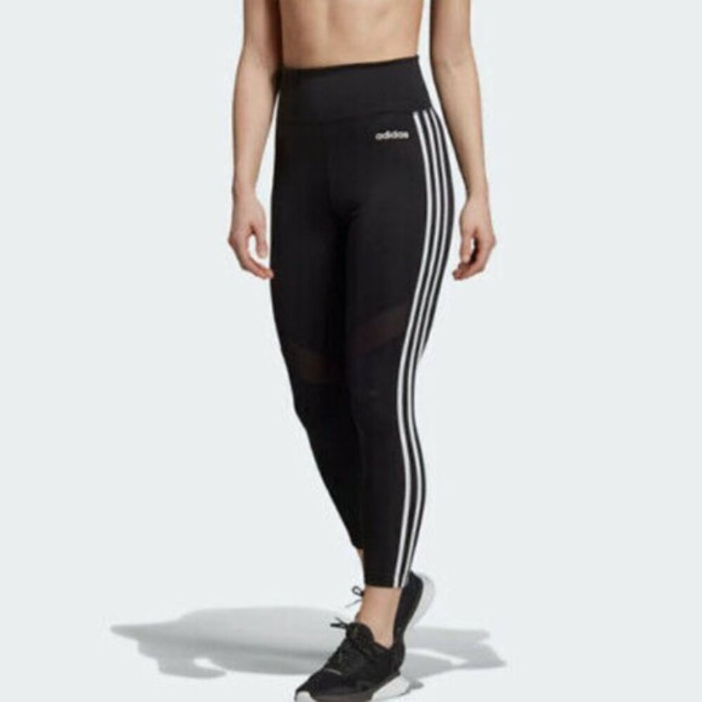 Black Adidas High Rise 7/8  Aeoready Tights Size XL New